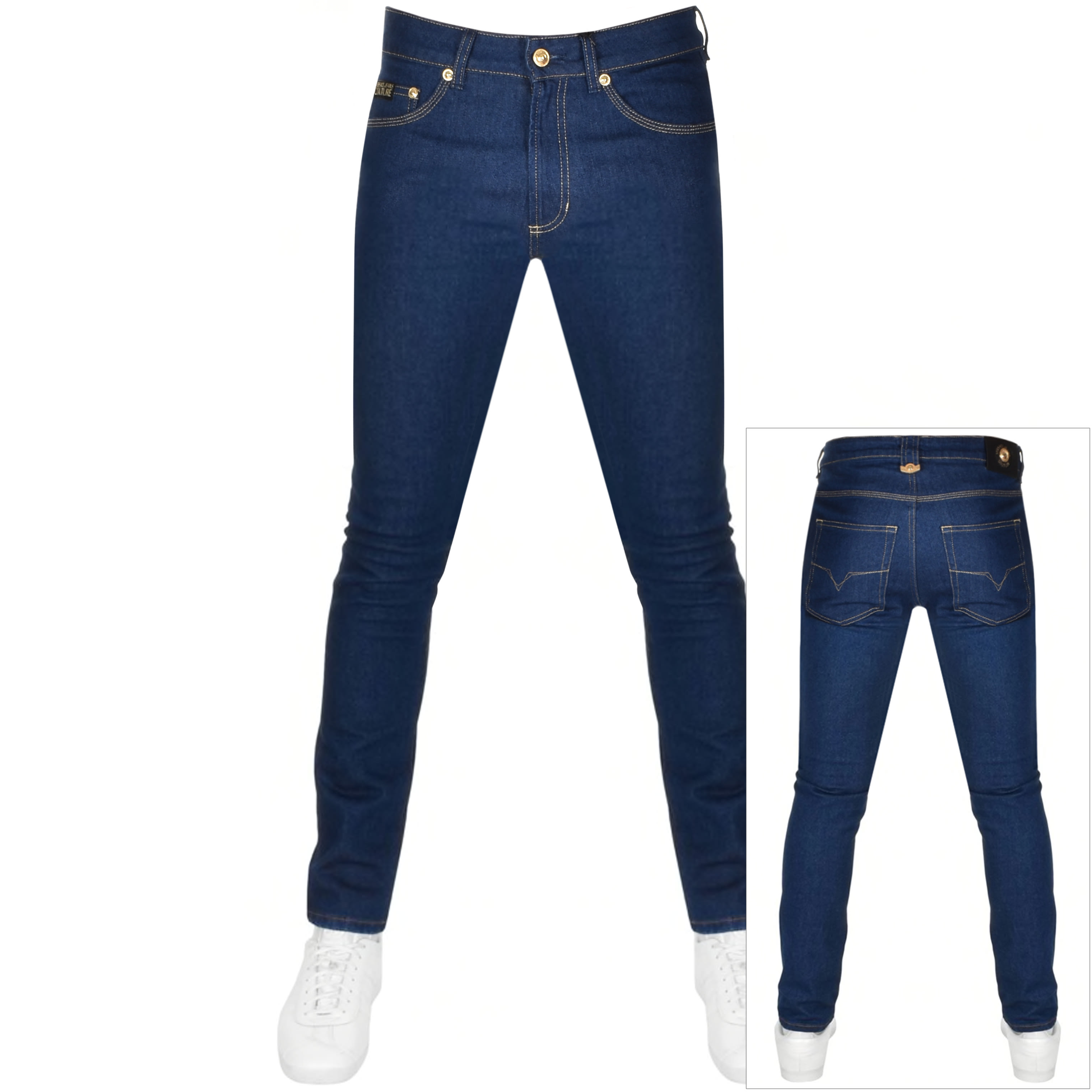 Alternative Image for ProductVersace Jeans Couture Slim Icon Jeans Blue1